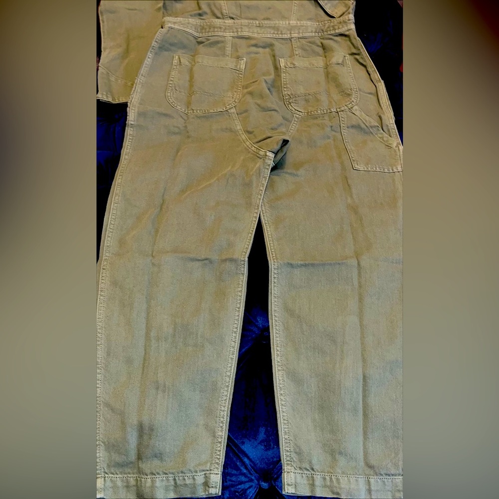 Sandrine Rose xFree People Army Zippers & Pockets Coverall Jumpsuit SzXS or SzS - Picture 12 of 16